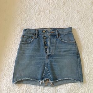 Agolde denim skirt